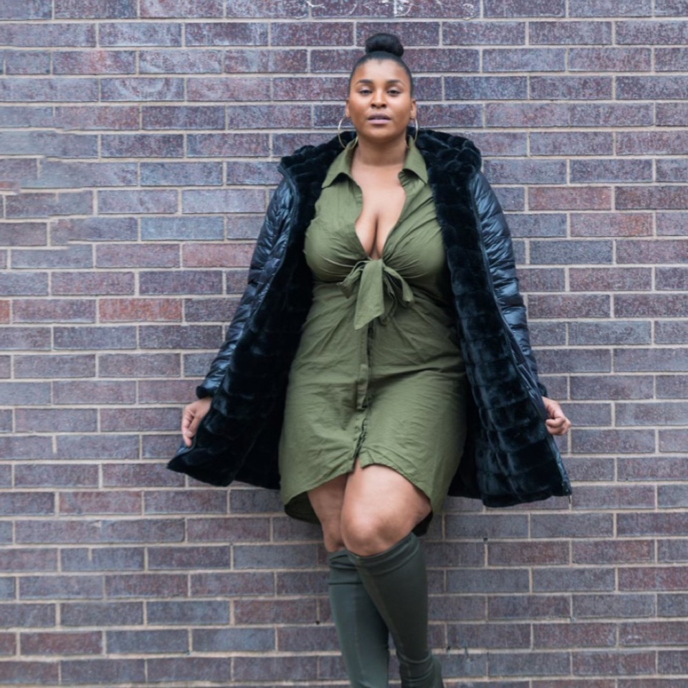 Fashion to figure green green